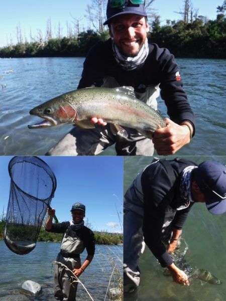 Fish were few and far between and he had to keep on the move...
