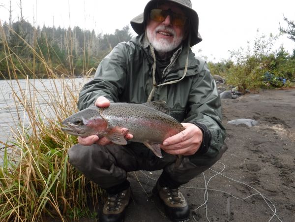 74 years youngTom Beauregard with a fish in Big Bend.
