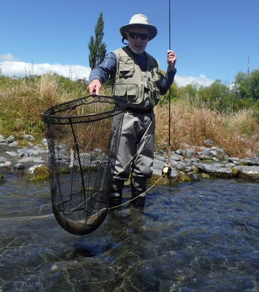 Roger with another in the net.