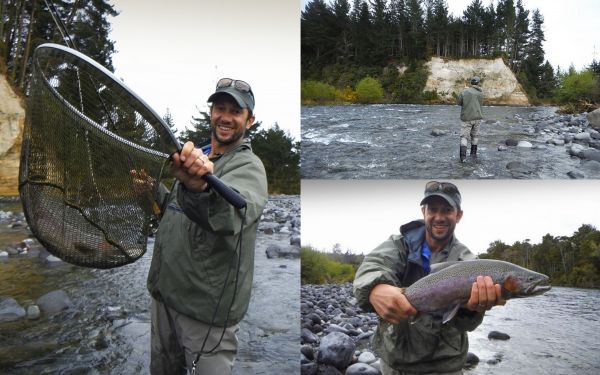 Success for Jamie on the upper river.