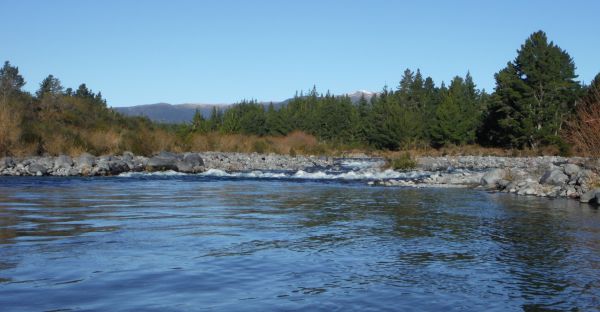 The upper river on a stunning winter afternoon.