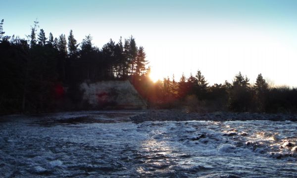 Sunset above the Cliff Pool.