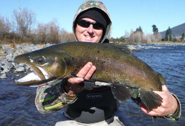 Grant with a typical July brown.