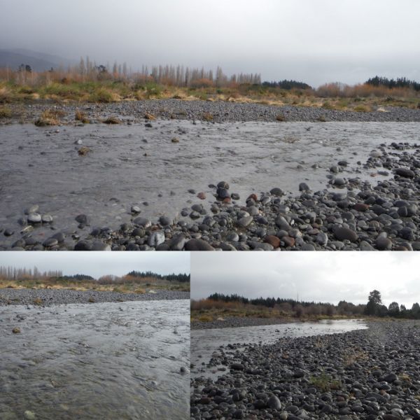 The beginnings of a river, flowing again as it makes its way down towards the Plank.