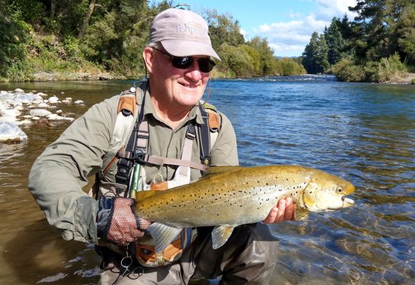 .Father Fransham with a nice brown caught mid-week.